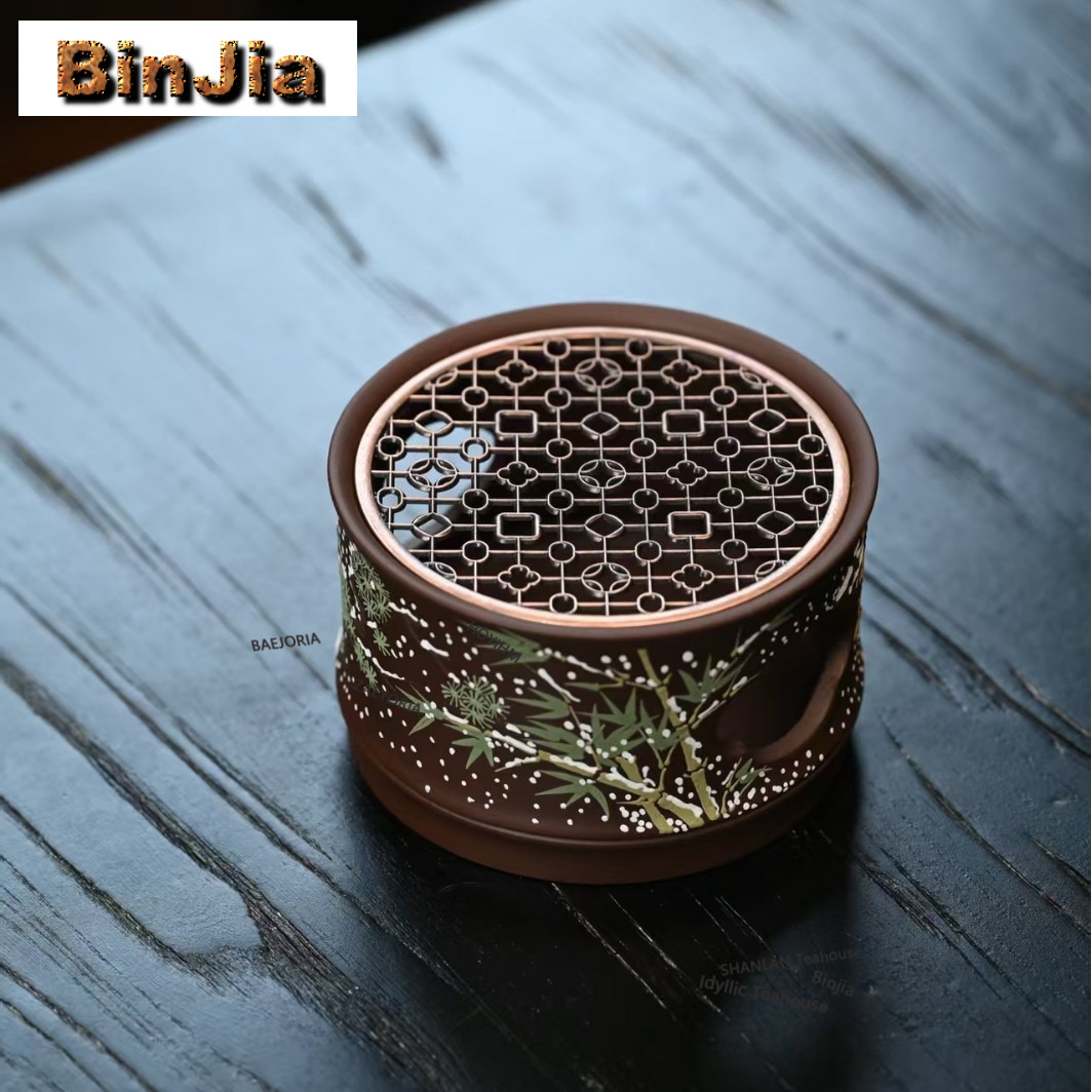 เตาอุ่นชาแบบใช้เทียน  ทำจากดิน - Candle Holder Set บทวิจารณ์และราคา