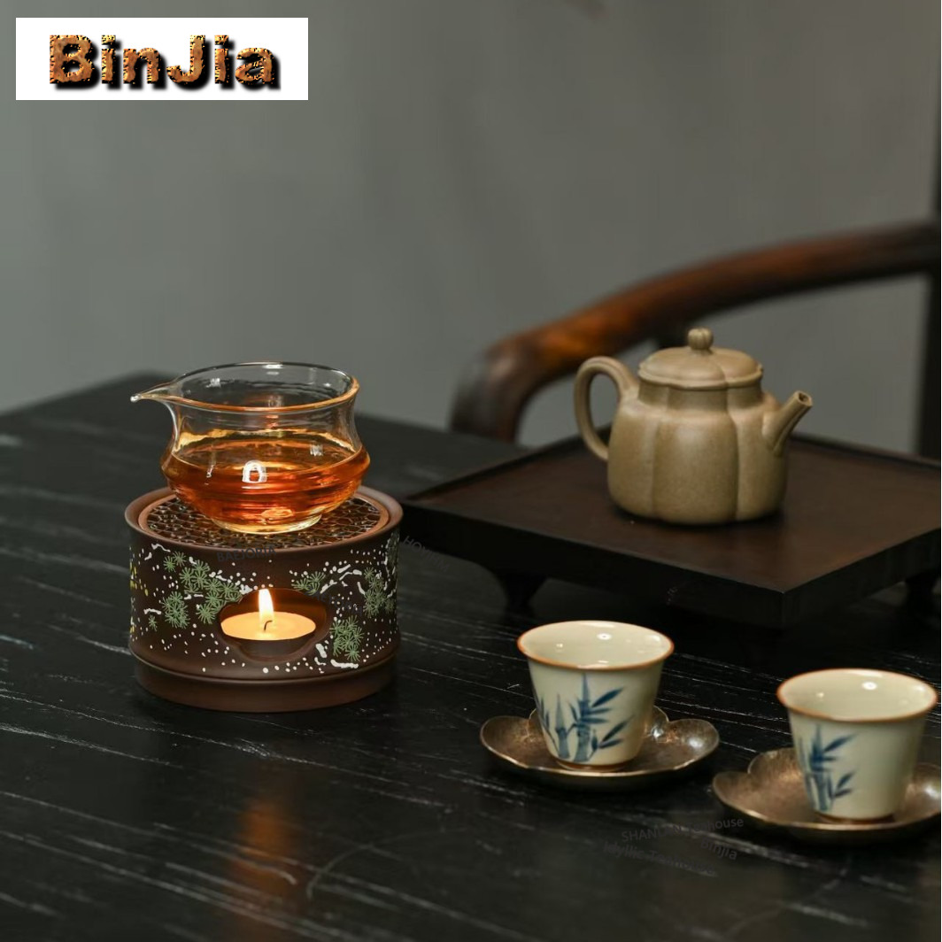 เตาอุ่นชาแบบใช้เทียน  ทำจากดิน - Candle Holder Set บทวิจารณ์และราคา