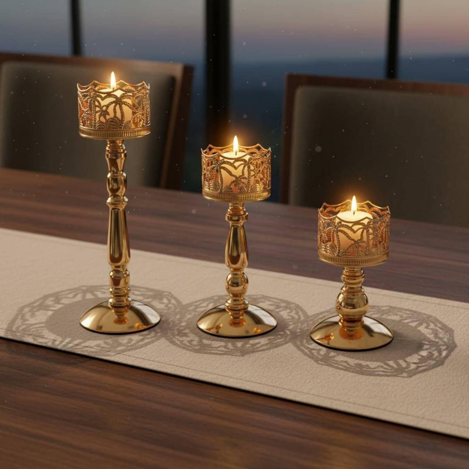 เชิงเทียนเหล็ก ชุดเชิงเทียนโลห - Candle Holder Set บทวิจารณ์และราคา
