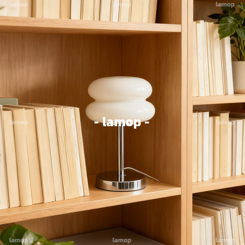 โคมไฟตั้งโต๊ะทรงกลมสีครีม Bauh - Lighting Decor In Room บทวิจารณ์และราคา