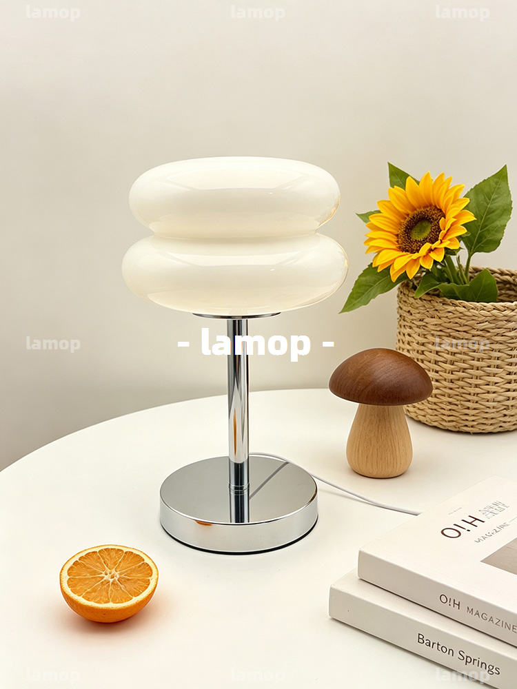 โคมไฟตั้งโต๊ะทรงกลมสีครีม Bauh - Lighting Decor In Room บทวิจารณ์และราคา