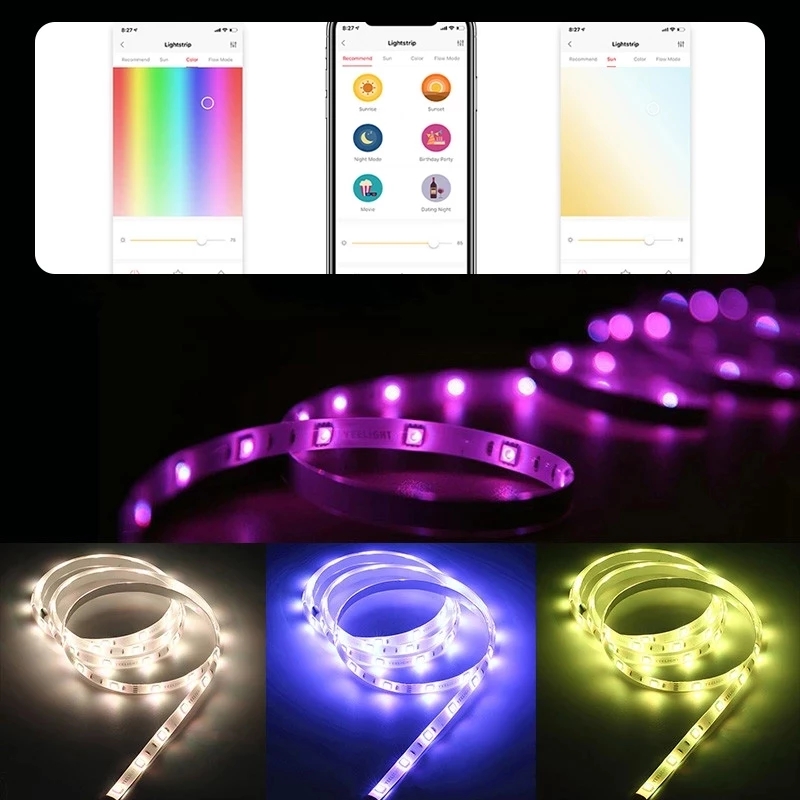 Yeelight Aurora สมาร์ท 2M Ligh - Yeelight Light Lightstrip บทวิจารณ์และราคา