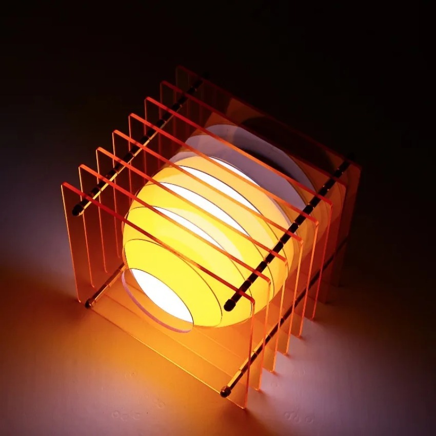 DIY อะคริลิคพันชั้นโคมไฟโคมไฟด - Lighting Decor In Room บทวิจารณ์และราคา
