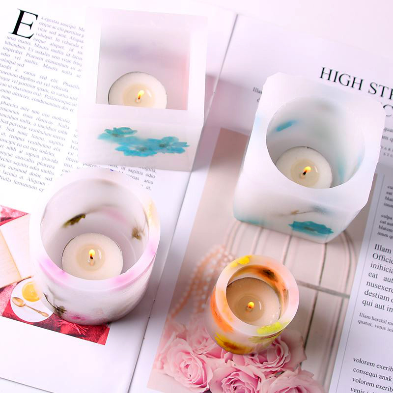 Windproof Waxถ้วยอะคริลิคแม่พิ - Candle Holder Set บทวิจารณ์และราคา