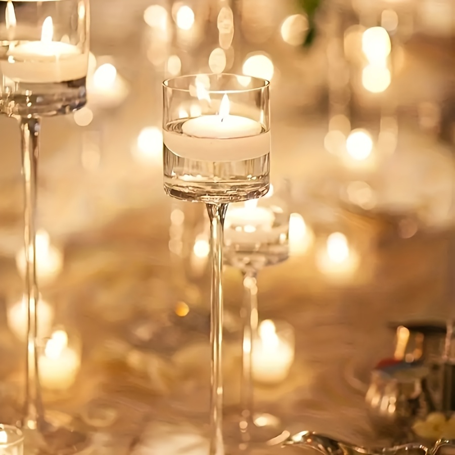 ชุดเชิงเทียนแก้วใส 3 ชิ้น พร้อ - Candle Holder Set บทวิจารณ์และราคา