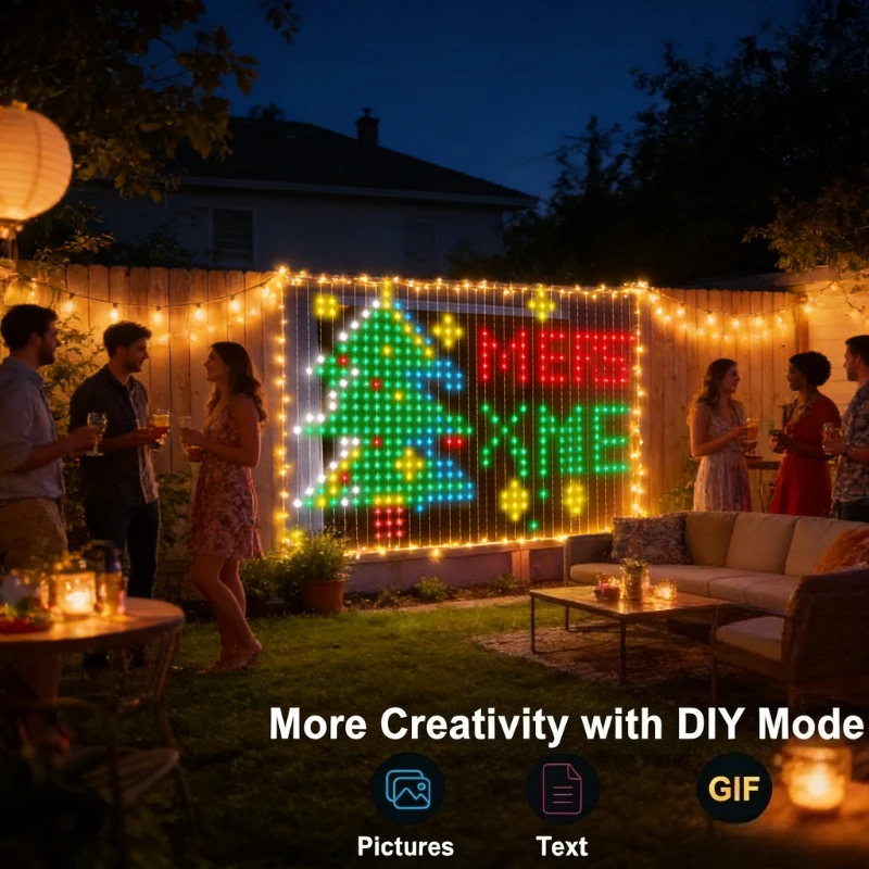 ไฟม่านอัจฉริยะ 400LED, ไฟสายตก - Lighting Decor For Wedding บทวิจารณ์และราคา