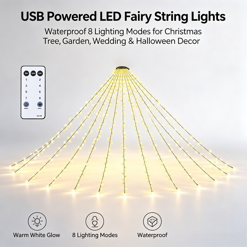 ไฟประดับ LED แบบ USB กันน้ำ สำ - Lighting Decor For Wedding บทวิจารณ์และราคา