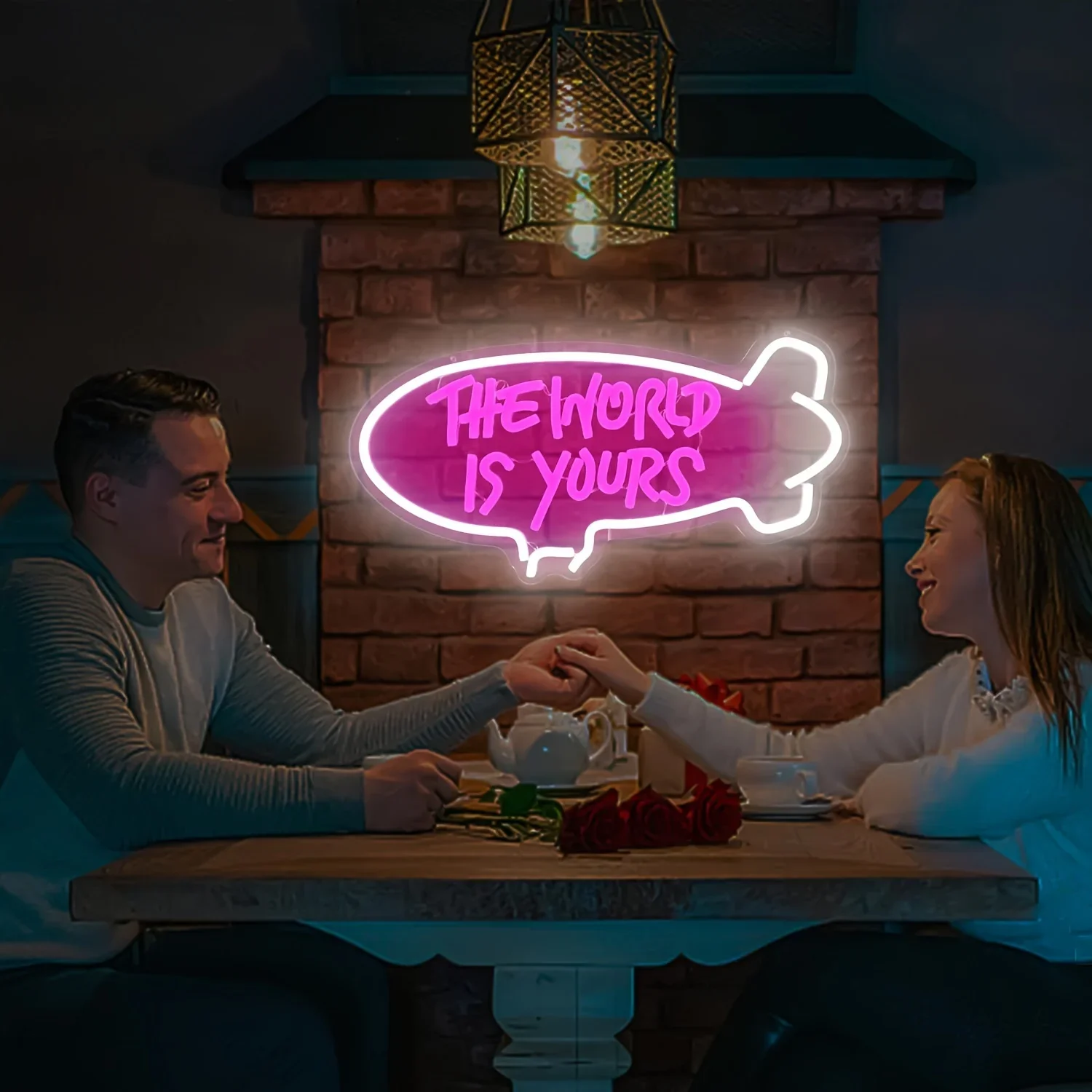 ป้ายไฟนีออน The World Is Yours - Lighting World Decor บทวิจารณ์และราคา