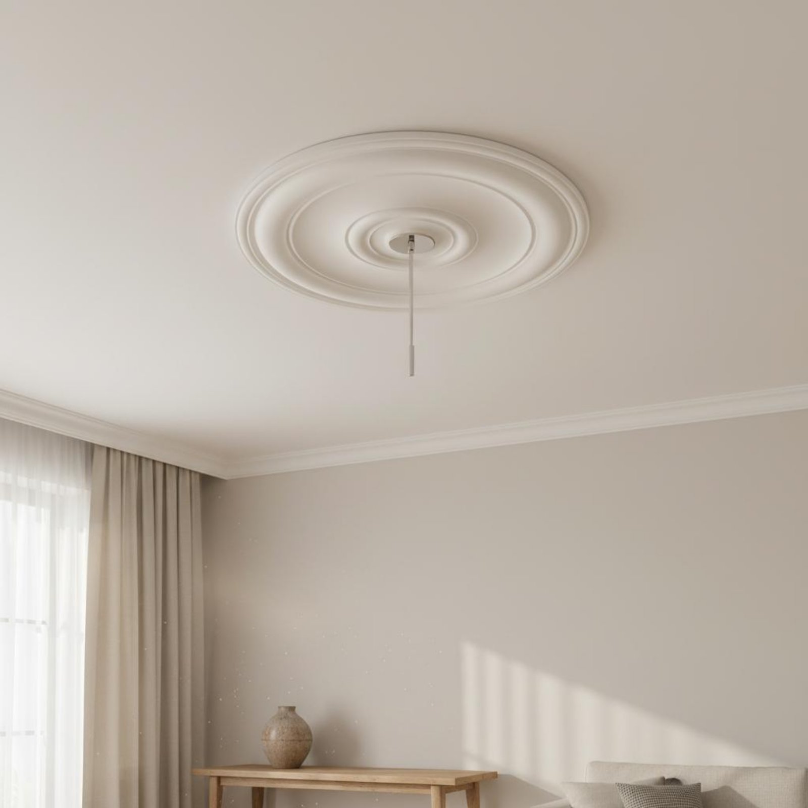 แผ่นปิดฝ้าเพดานทรงกลม ดีไซน์ยุ - Lighting Decor บทวิจารณ์และราคา