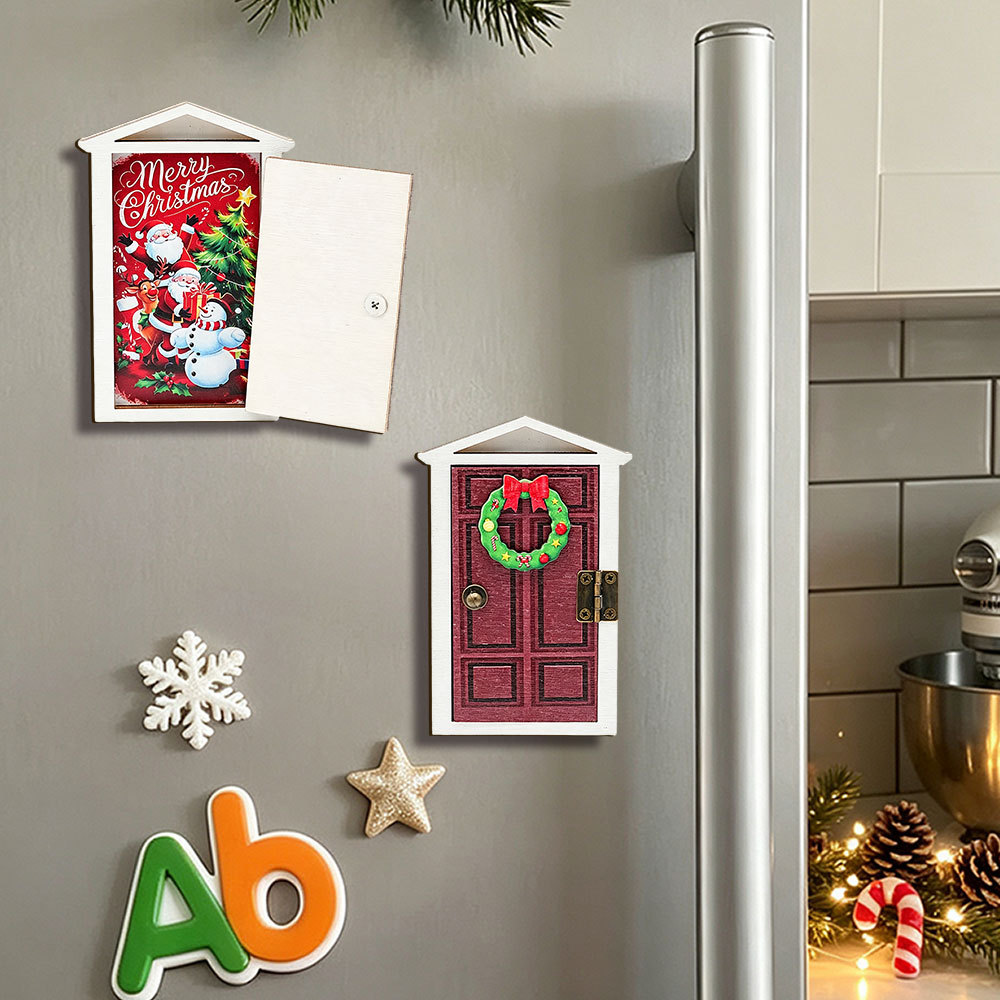 สติ๊กเกอร์ติดตู้เย็นไม้เรืองแส - Santa'S Elves Holiday Lighting & Decor Llc บทวิจารณ์และราคา