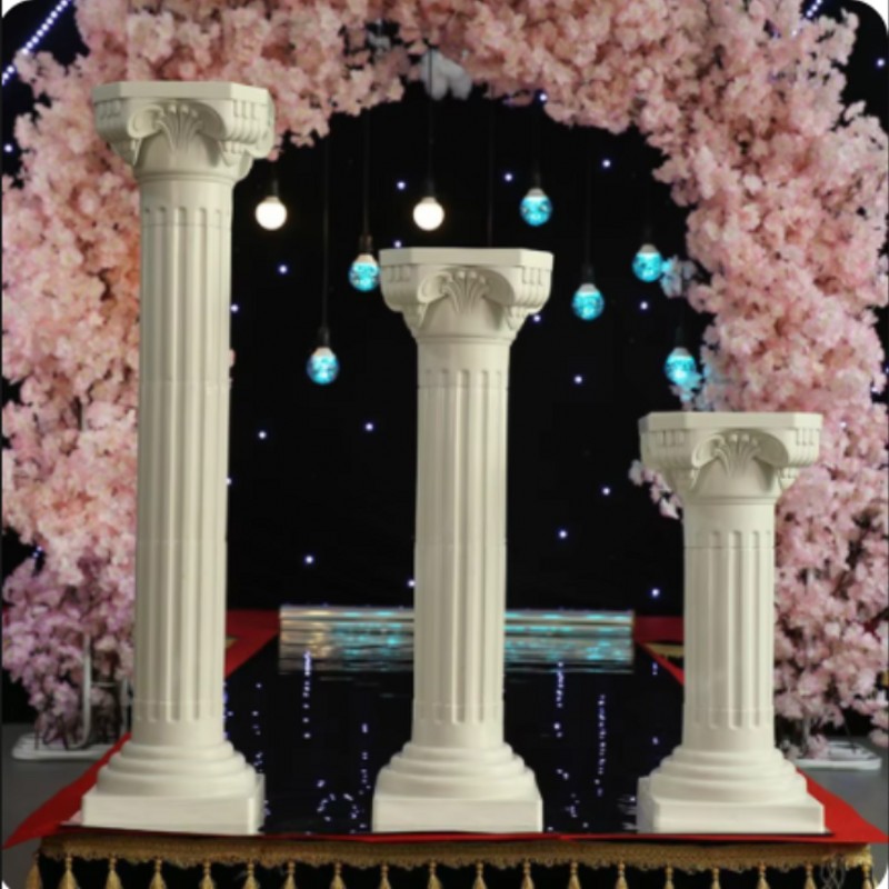 เสาโรมันพลาสติกสีขาวขนาด 65 ซม - Lighting Decoration Stand บทวิจารณ์และราคา