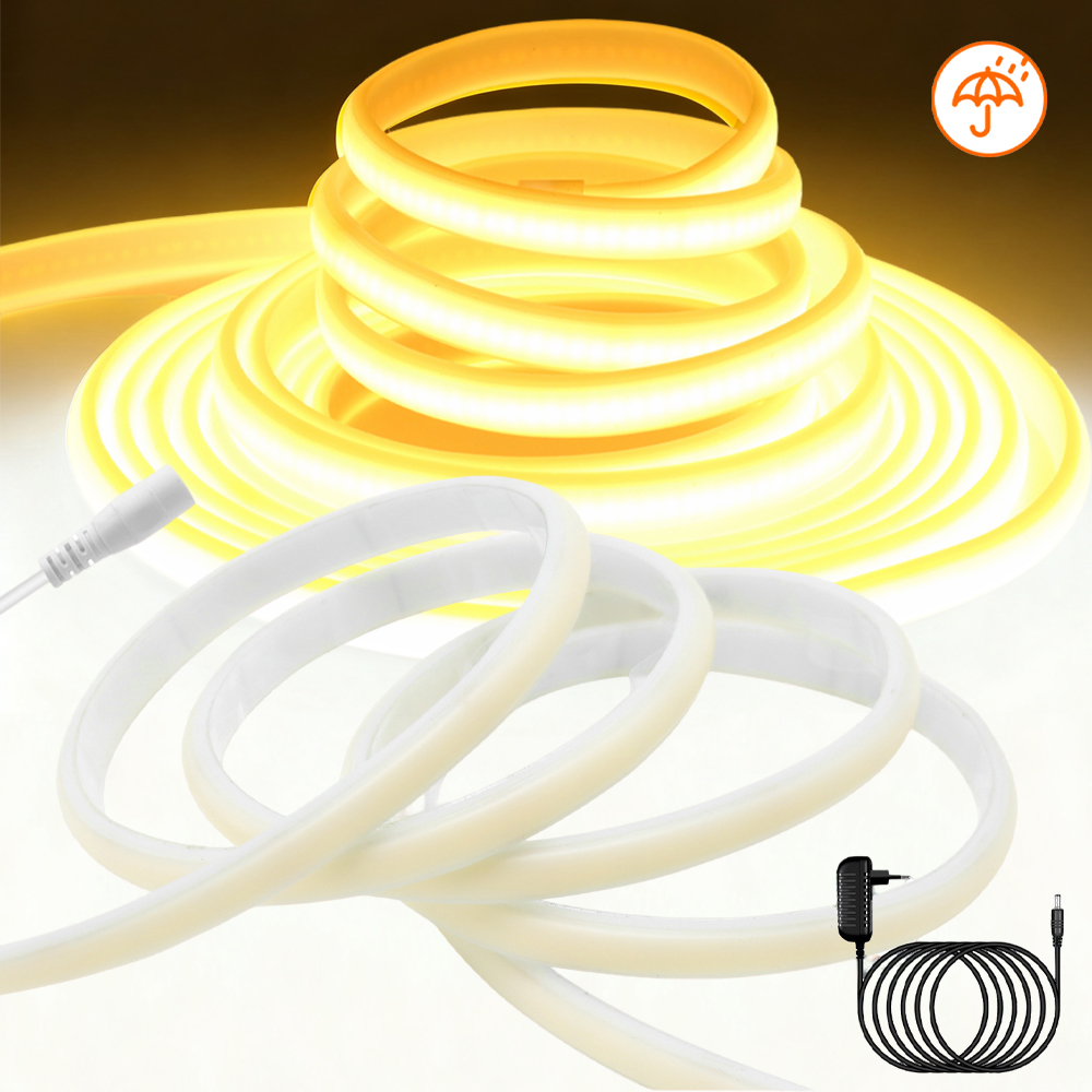 ไฟแถบ LED COB 12V แบบยืดหยุ่น  - Decor Lighting Uk บทวิจารณ์และราคา