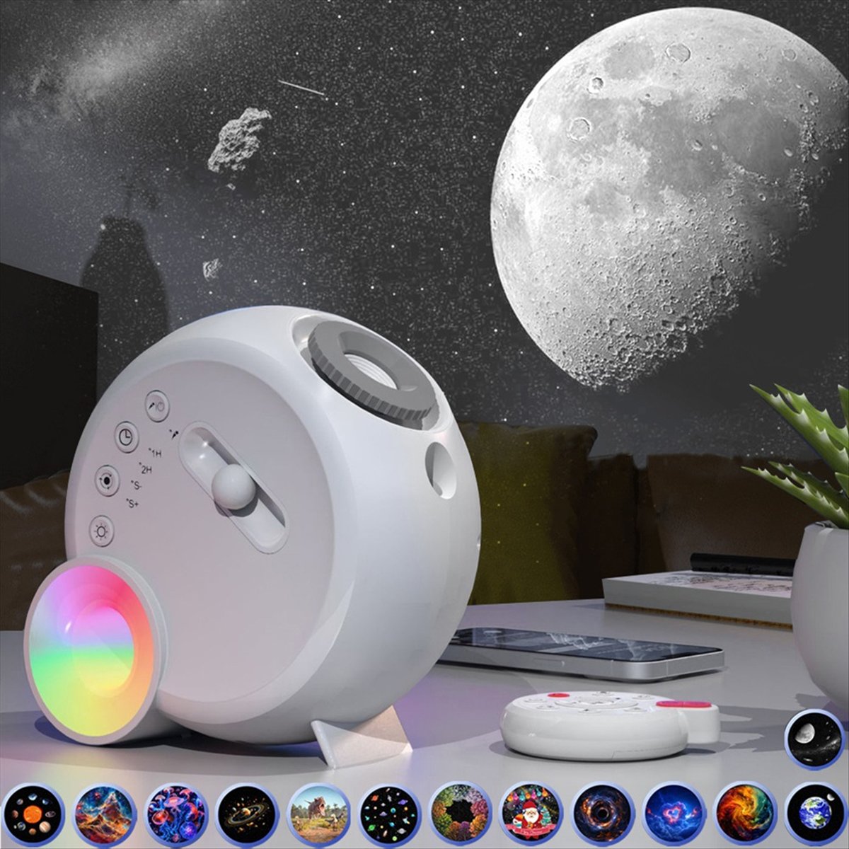 เครื่องฉายดาวกาแล็กซี่พร้อมไฟก - Star Projector Night บทวิจารณ์และราคา