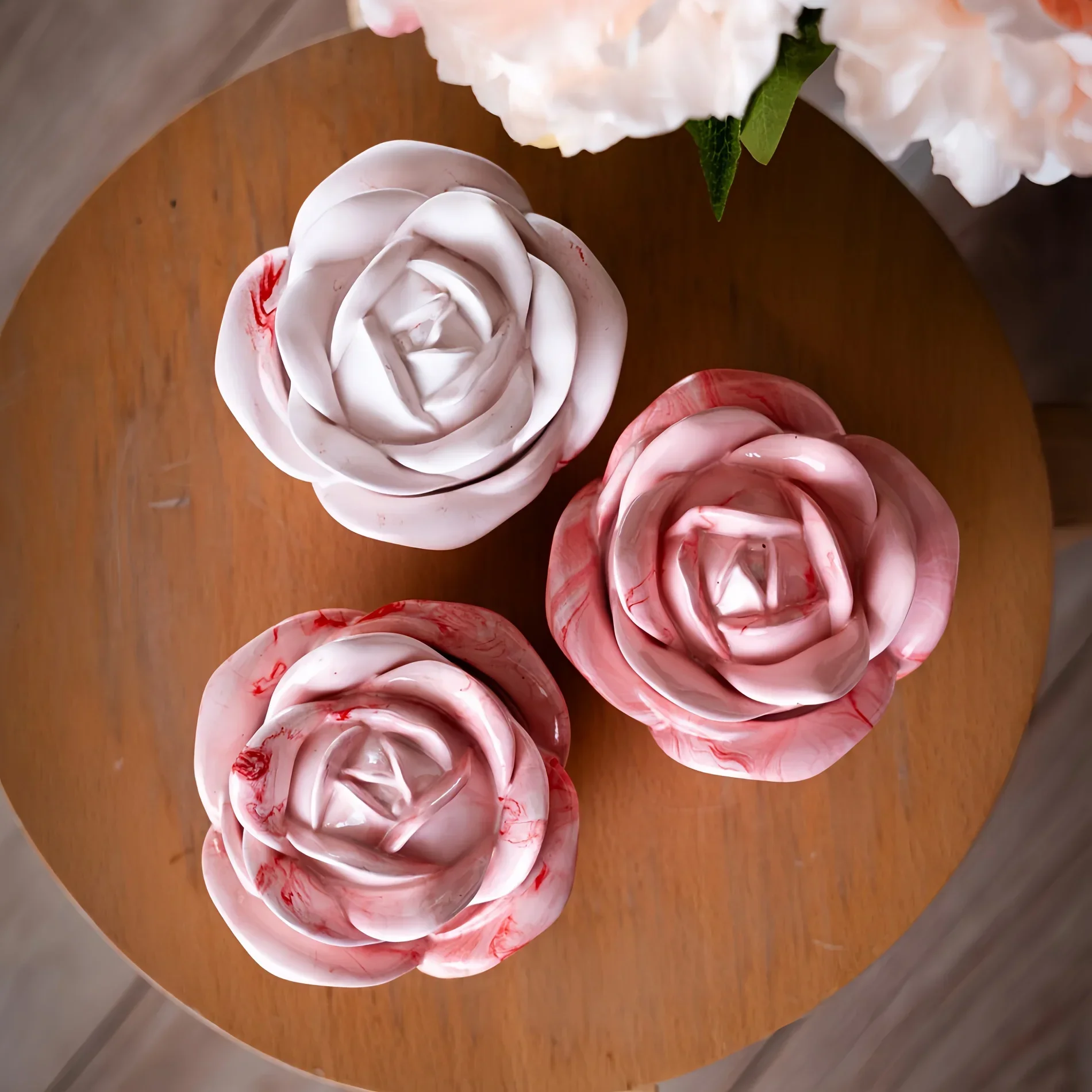 ชุดแม่พิมพ์ซิลิโคนรูปดอกกุหลาบ - Candle Holder Set บทวิจารณ์และราคา