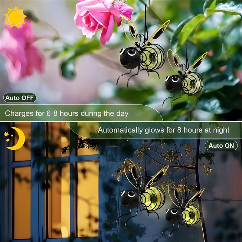 AS94-ไฟจำลองผึ้งพลังงานแสงอาทิ - Lighting Bug Decor บทวิจารณ์และราคา